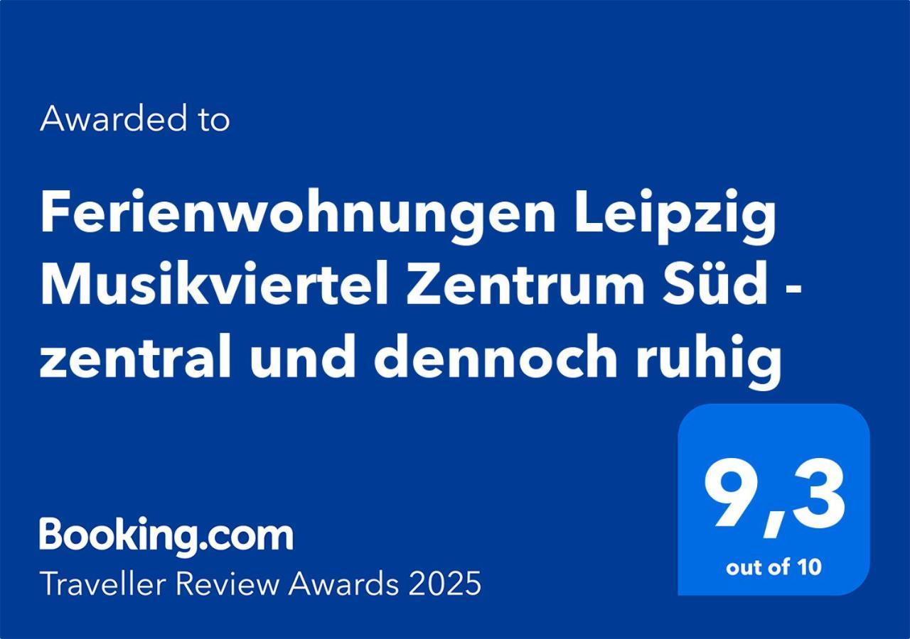 Ferienwohnungen Leipzig Musikviertel Zentrum Sued - Zentral Und Dennoch Ruhig Bagian luar foto